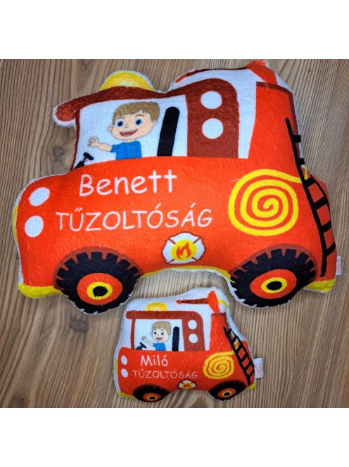 Tűzoltó autó Szundipajti - névvel is kérhető