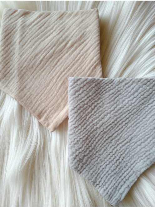 Duplagéz nyálkendő bézs