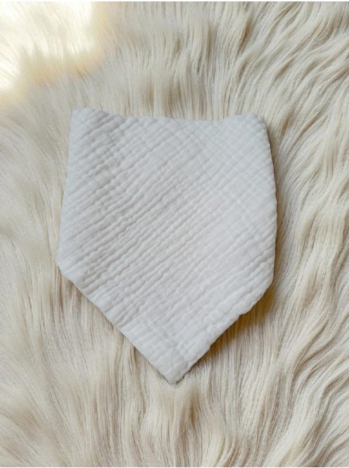 Duplagéz nyálkendő 2db-os csomag - fehér-szürke