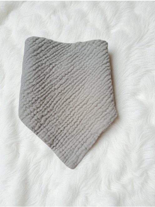 Duplagéz nyálkendő 2db-os csomag - fehér-szürke