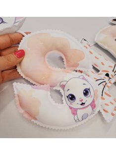 Dundi betűs girland cicás mintával