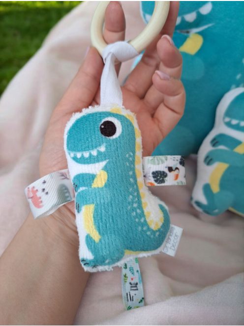 Fa karikás rágóka - dínó T-rex