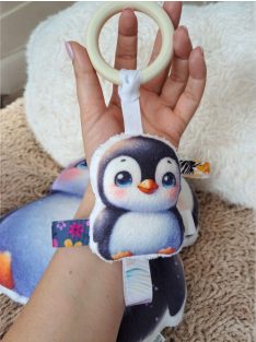 Fa karikás rágó - pingvin