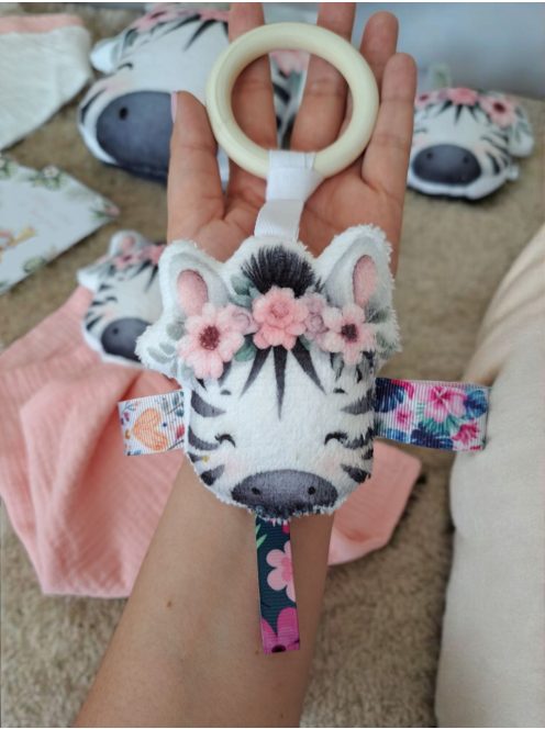 Fa karikás rágó - zebra