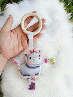 Fa karikás rágó - víziló 