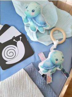 Fa karikás rágóka - teknős 