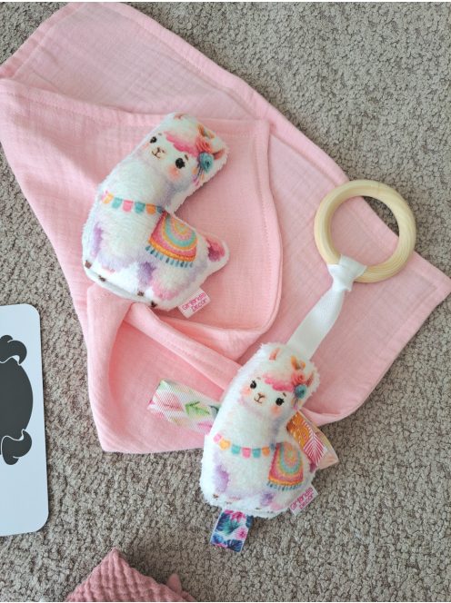 Fa karikás rágóka - láma