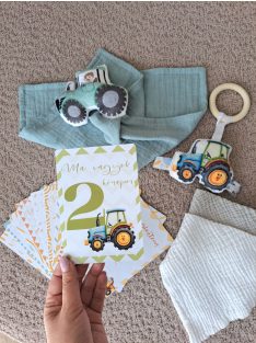 Fa karikás rágóka - traktor