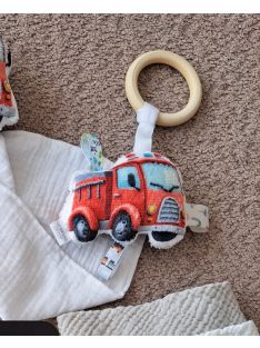 Fa karikás rágóka - tűzoltó