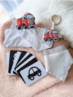 Fa karikás rágóka - tűzoltó