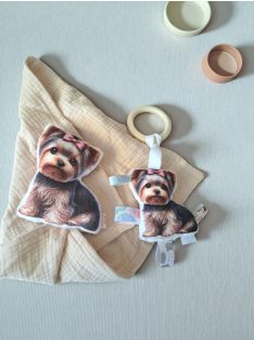 Fa karikás rágóka - kutyus yorki