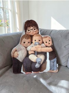   Anyák napi "PlüssVagyok"- formapárna saját fotó alapján