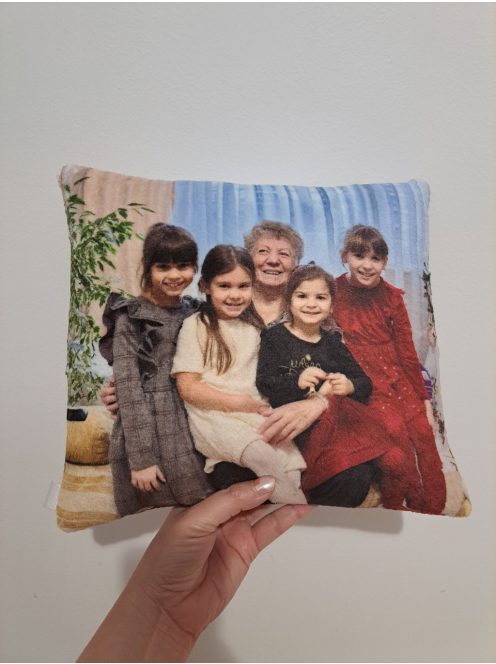 Anyák napi "PlüssVagyok"- formapárna saját fotó alapján