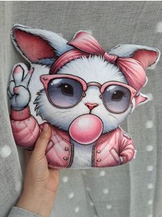 Vagány nyuszi formapárna 