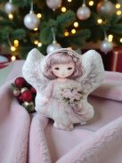 Angyalka formapárna (barna hajú)