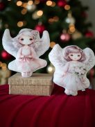 Angyalka formapárna (barna hajú)