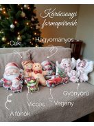 Angyalka formapárna (barna hajú)