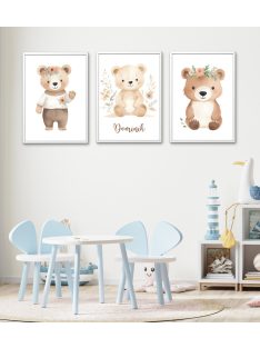 BOHO macis gyerekszoba dekoráció falikép szett