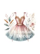 Balerina gyerekszoba dekoráció falikép szett