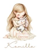 Hercegnő gyerekszoba dekoráció falikép szett