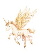 Hercegnő gyerekszoba dekoráció falikép szett