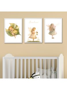 Tündérkert - gyerekszoba dekoráció falikép szett