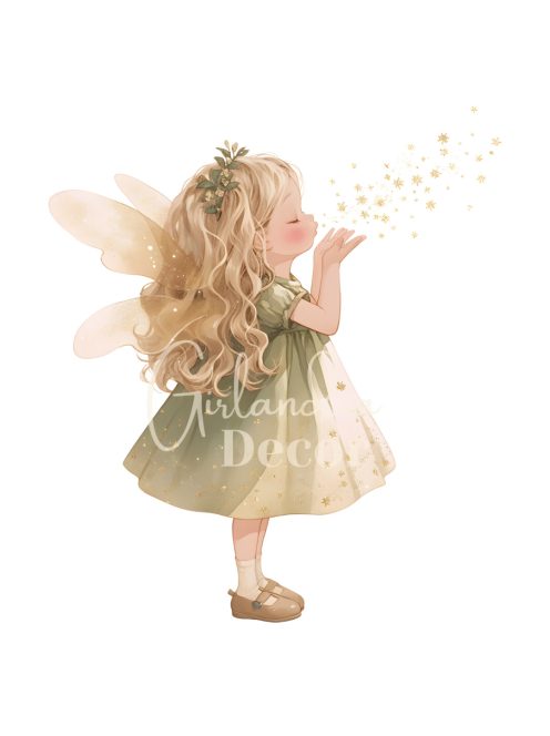 Tündérkert - gyerekszoba dekoráció falikép szett