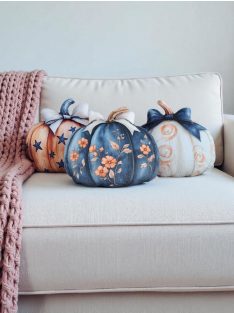 Őszi dekoráció - 3db-os tök formapárna szett