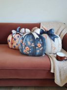 Őszi dekoráció - 3db-os tök formapárna szett