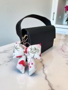 Piros gomba - pufi masnis táskadísz vagy kulcstartó