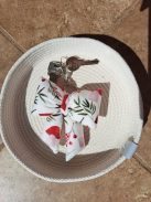 Piros gomba - pufi masnis táskadísz vagy kulcstartó