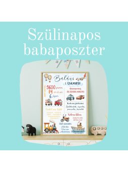 Szülinapos babaposzter